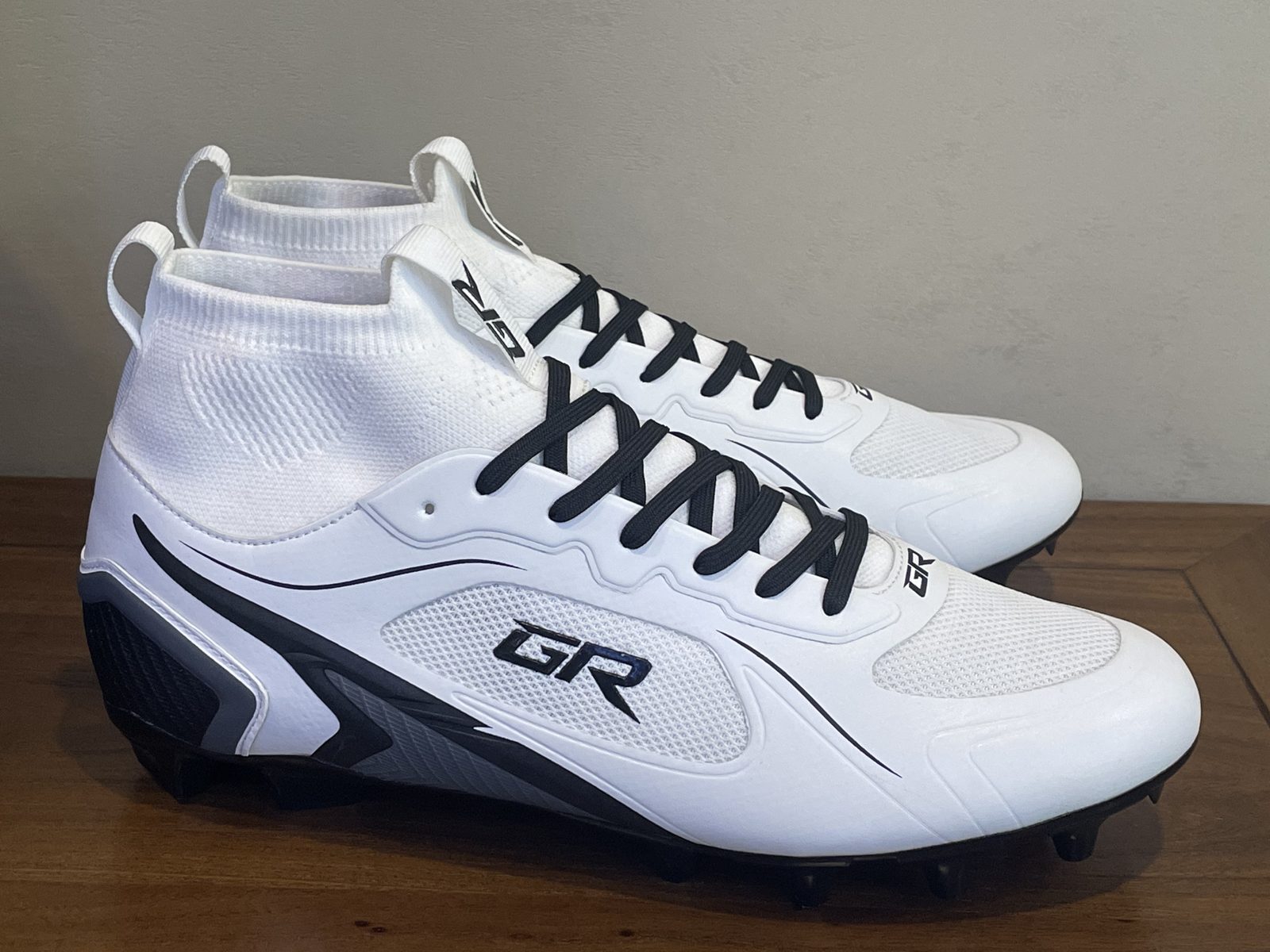 SDTDID Pro Strike Engineered Leather FG Soccer Cleats - Crimson & Obsidian - SDTDID Footwear OEM Jinjiang