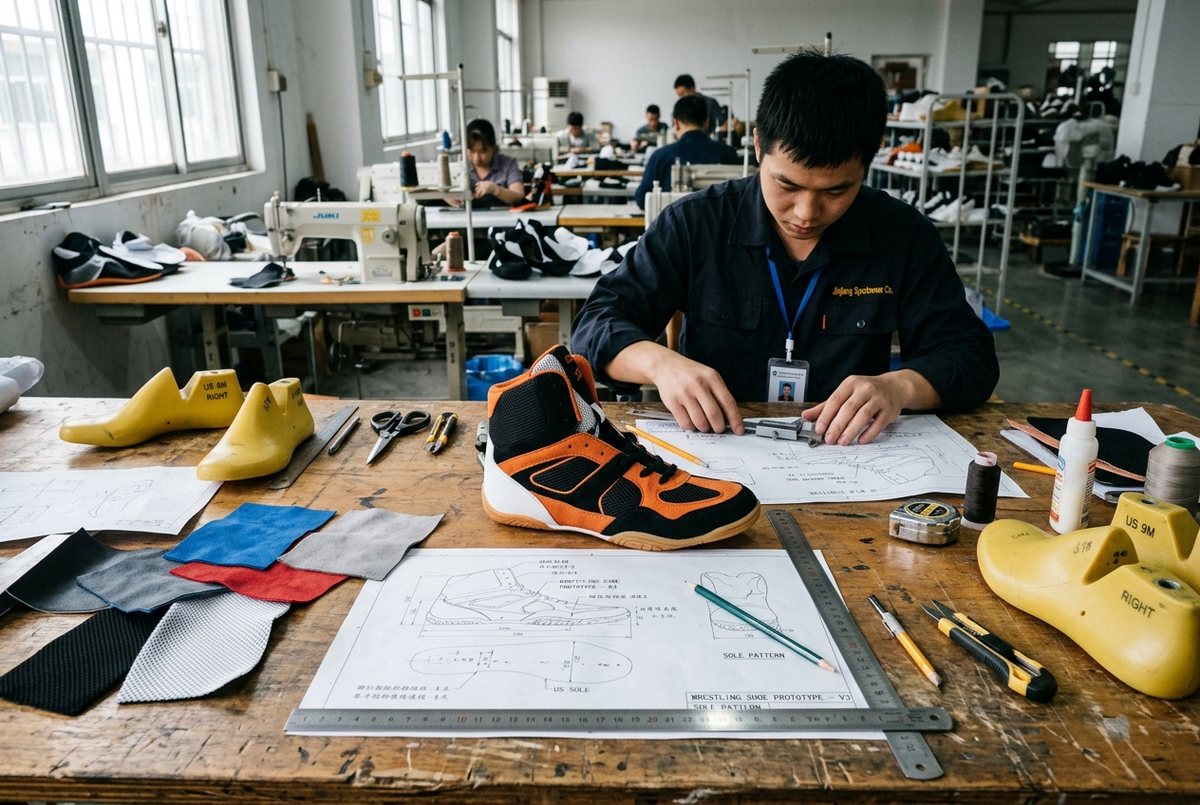 Combat Footwear OEM Sourcing Guide: How to Launch a Wrestling Shoe Brand with Low 300-Pair MOQ